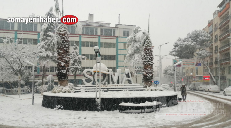 Soma’ya yoğun kar uyarısı!!