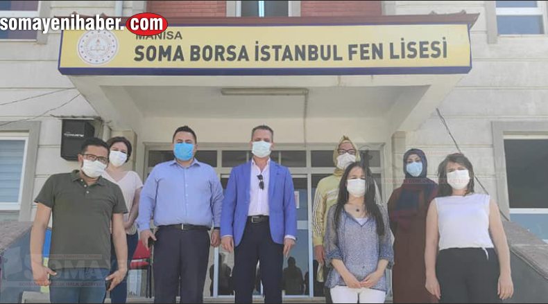 Soma Borsa İstanbul Fen Lisesine Tebrik