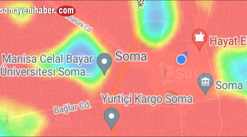 Soma’nın vaka haritası kırmızı…