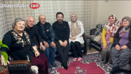 Başkanlar vatandaşın iftar sofrasına konuk oldu