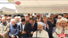Cumhurbaşkanı Erdoğan Akhisar’da cenaze törenine katıldı