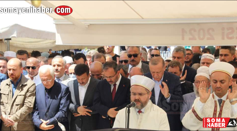 Cumhurbaşkanı Erdoğan Akhisar’da cenaze törenine katıldı