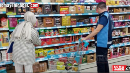 Soma’da 17 markete etiket cezası