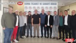 Somaspor yöneticilerinden Cem Doğan’a tebrik ziyareti