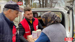 Türk Kızılay’ı Soma Şubesi ramazanda ihtiyaç sahiplerinin yanında