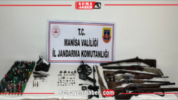 Jandarma Soma’da tarihi eser objeleri ele geçirdi, 1 gözaltı