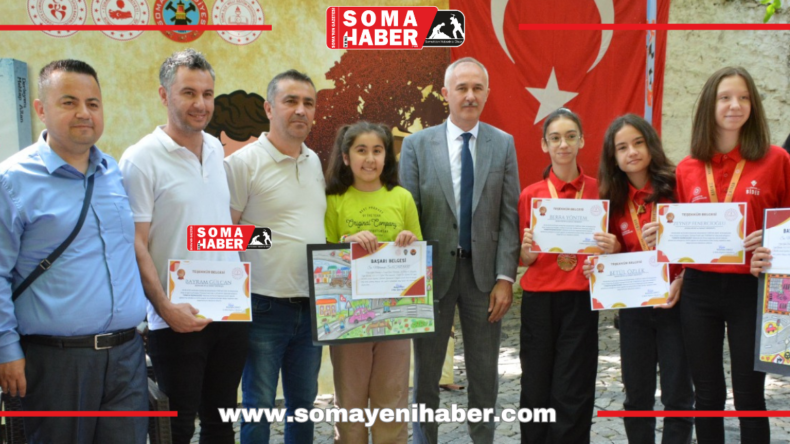 Soma’dan çıkan Türkiye 3.leri onurlandırıldı