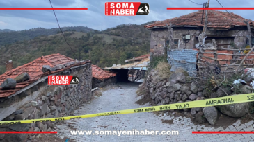 Soma’da çatı uçtu, 1 kişi altında kalarak hayatını kaybetti