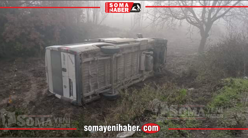 Savaştepe Soma yolunda kaza 16 yaralı
